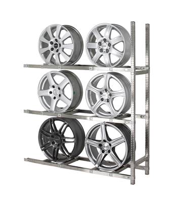 Présentoir jante INOX H. 1.65 m - Elément Suivant