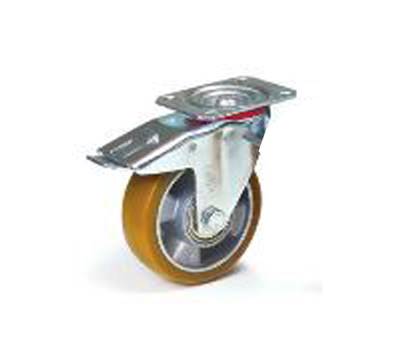 Roue pivotante avec freins 125 x 40 mm