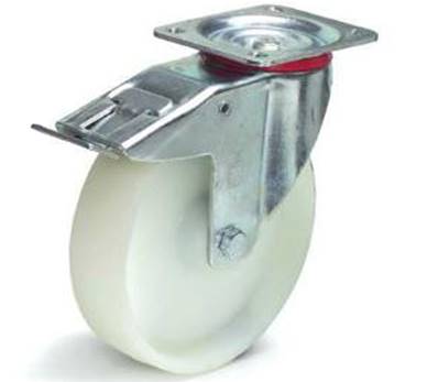 Roue pivotante avec Freins 200 x 50 mm