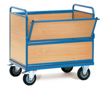 Chariot caisse bois 2873