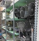 Rayonnage Elément Suivant PP Vert 1.05 m - H: 2.50 m - 6 tablettes