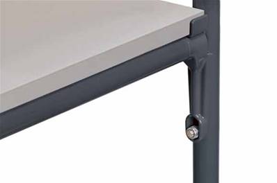 Paire de barres transversales pour chariot haut à plateaux 1200 x 800 mm