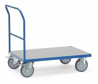 Chariot à dossier 2500 plateau en PVC dur