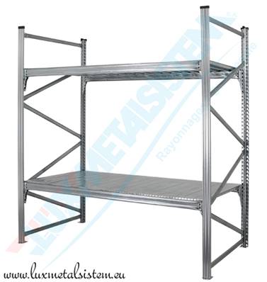 RAYONNAGE Mi-Lourd - Tablettes Acier - P. 90 cm à 1,20 m