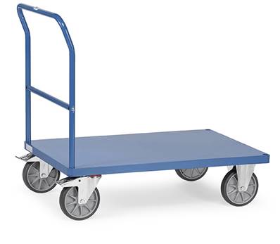 Chariot à dossier 2502B avec plateau en tôle d'acier