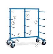 Barre verticale du milieu pour Chariot � barres de port�e