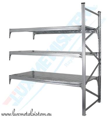 RAYONNAGE Mi-Lourd - Tablettes Acier - P. 90 cm à 1,20 m