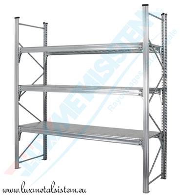 RAYONNAGE Mi-Lourd - Tablettes Acier - P. 45 cm à 85 cm