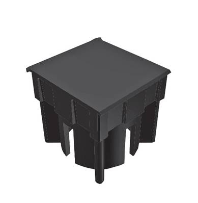 EMBOUT EN POLYPROPYLENE POUR MONTANT ET LISSES INOX