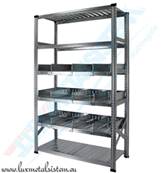 Rayonnage � s�parateurs - El�ment D�part - H : 1.97 m