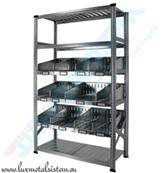 Rayonnage � s�parateurs - El�ment D�part - H : 1.97 m