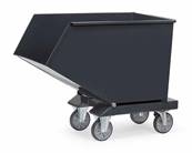 Chariot benne basculante 4702 en Gris Anthracite 7016