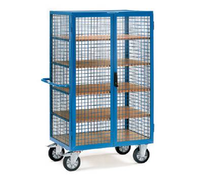 Chariot fermé 750 kg en treillis métallique 5392
