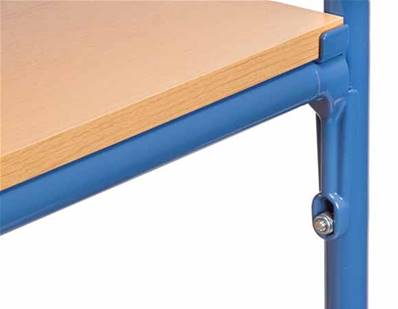 Paire de barres transversales pour chariots à plateaux 1.000 x 700 mm