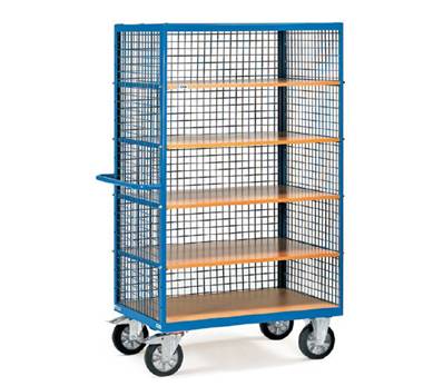 Chariot fermé 750 kg en treillis métallique 3393