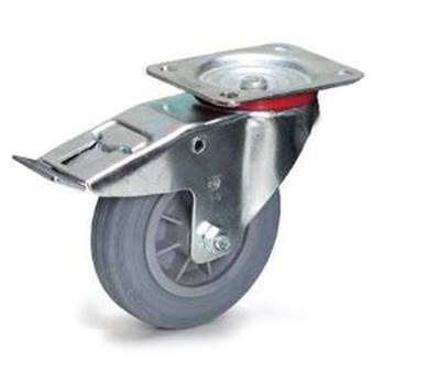 Roue pivotante avec frein 160 x 40 mm