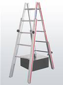 Echelle double pour escaliers