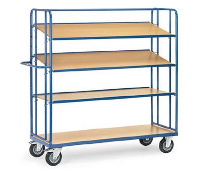 Chariot haut à plateaux 4395 avec 4 plateaux