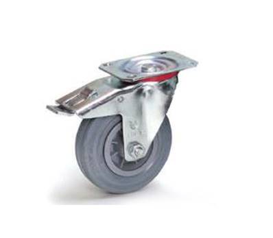 Roue pivotante avec frein 125 x 38 mm