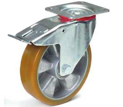 Roue pivotante avec freins 200 x 50 mm