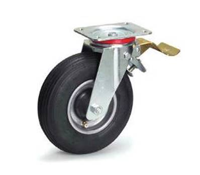 Roue pivotante avec frein 220 x 70 mm