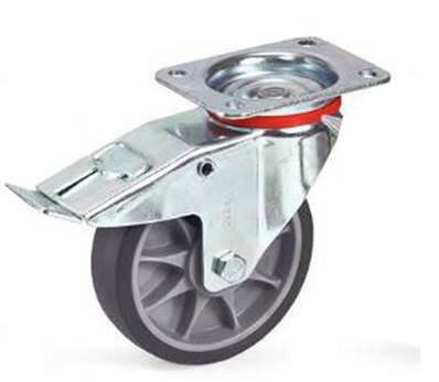 Roue pivotante avec frein 160 x 50 mm