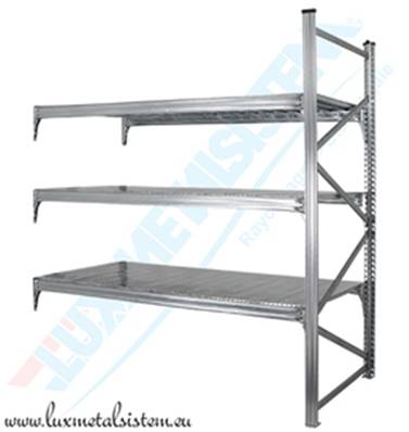 RAYONNAGE Mi-Lourd - Tablettes Acier - P. 90 cm à 1,20 m
