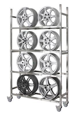 Chariot jante INOX