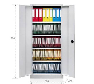 Armoire de rangement - 2 Portes battantes