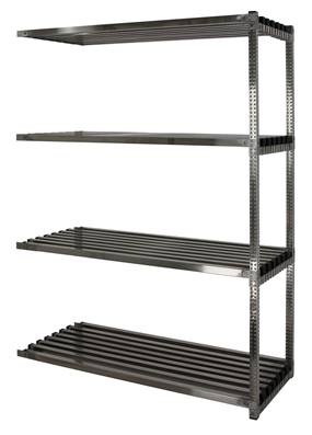 Rayonnage Inox - Élément Suivant - 4 Niveaux Clayettes