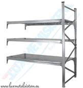 RAYONNAGE Mi-Lourd - Tablettes Acier - P. 90 cm à 1,20 m