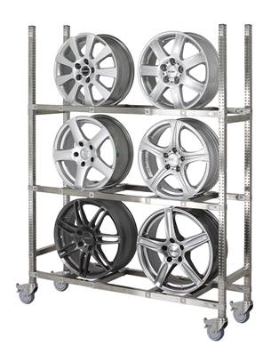 Chariot jante INOX