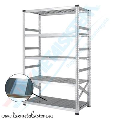 Rayonnage pour produits dangereux H.1.97 m