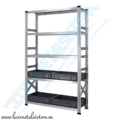 RAYONNAGE pour produits chimiques - Elém. Départ-Suivant