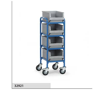 Servante pour bacs plastiques 32921 - avec bacs