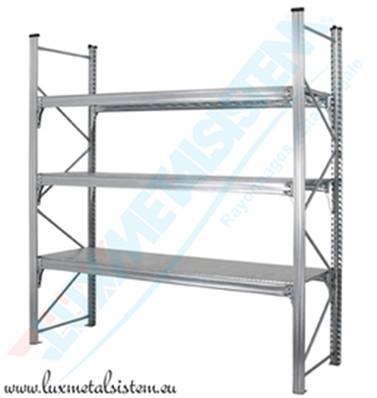 RAYONNAGE Mi-Lourd - Tablettes Acier - P. 45 cm à 85 cm