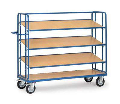 Chariot haut à plateaux 4255 avec 4 plateaux