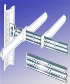 Entretoise porte tube ovale S123