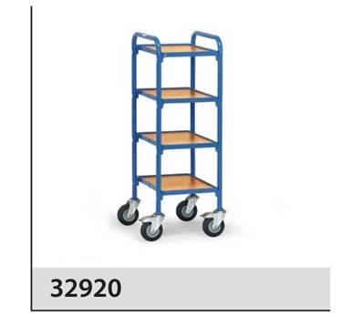Servante pour bacs plastiques 32920 - avec plateaux