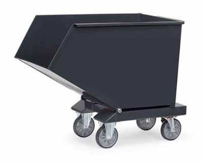 Chariot benne basculante 4701A en Gris Anthracite 7016