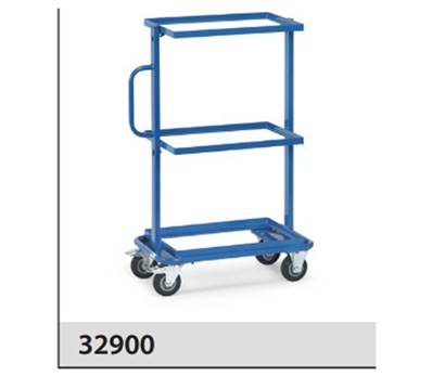 Servante pour bacs plastiques 32900 - armature ouverte