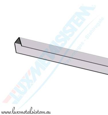 Renfort lisse d'angle rayonnage INOX