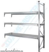 RAYONNAGE Mi-Lourd - Tablettes Acier - P. 45 à 85 cm