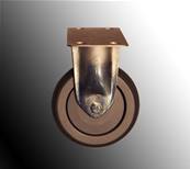 Roulette fixe fixation platine