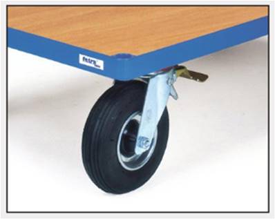 avec roues gonflables 220 x 70 mm