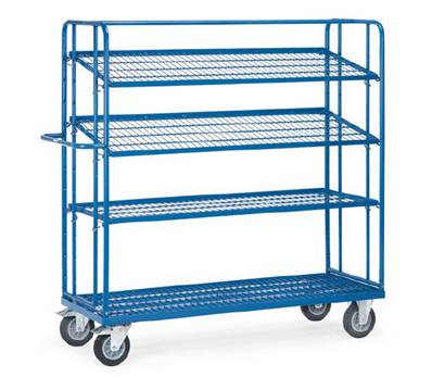 Chariot haut à plateaux 4495 avec 4 plateaux