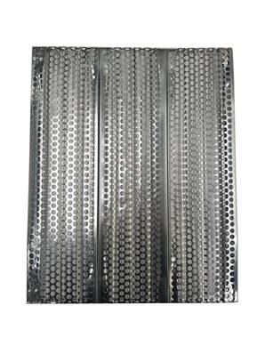 Tablette acier galvanisé perforation à 50 %