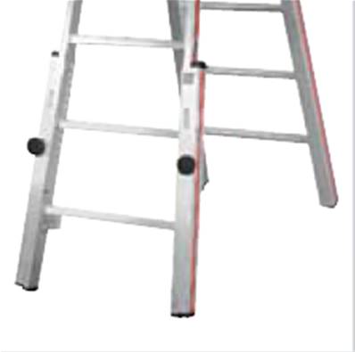 Kit de béquilles de rallonge pour échelles doubles à échelons 4023+6023 jusqu'à la taille 2 × 12
