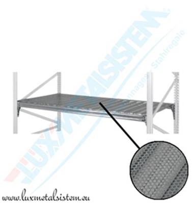 Niveau Tablettes Acier Perforé 50 % - Rayonnage Mi-Lourd